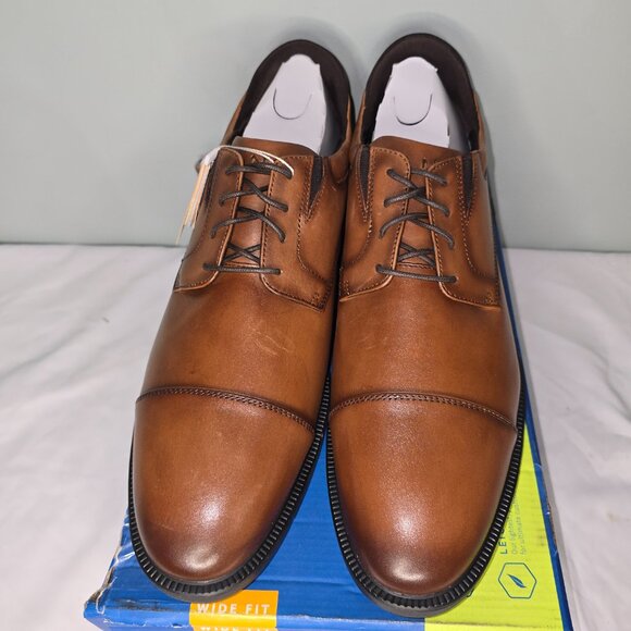 Nunn Bush Kore Icon Ct Oxford in Cognac, Men's Size 15 Wide, New in Box - Picture 3 of 9